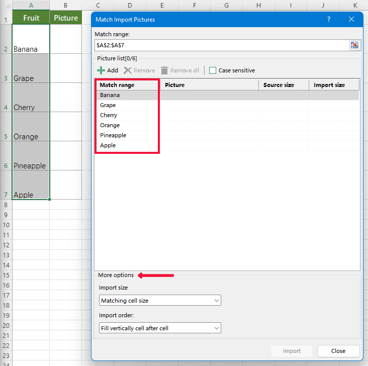 Excel Loading Image Quickly insert multiple pictures into cells based on cell value in Excel