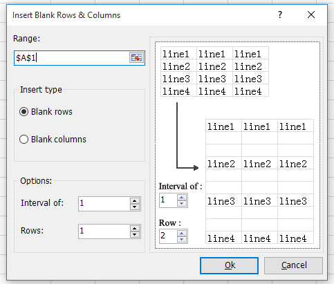 Excel Insert Blank Rows &Amp; Columns Between Data Software