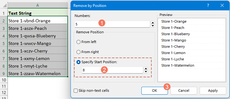 Quickly remove or delete characters from beginning / end of text ...
