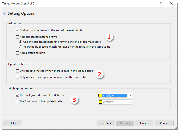 Easily update or merge tables by matching column from two worksheets