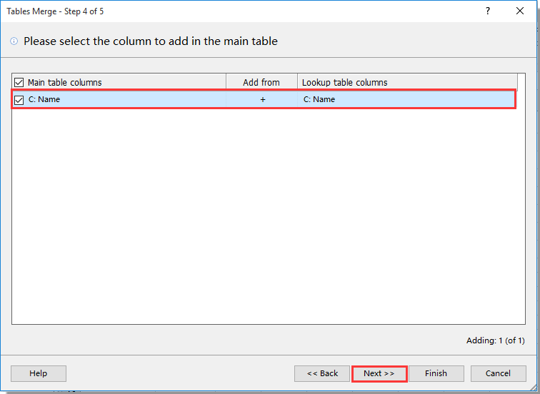Easily update or merge tables by matching column from two worksheets