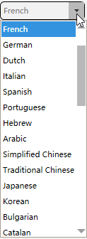  change language 