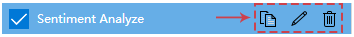 Copy, rename or delete the custom function