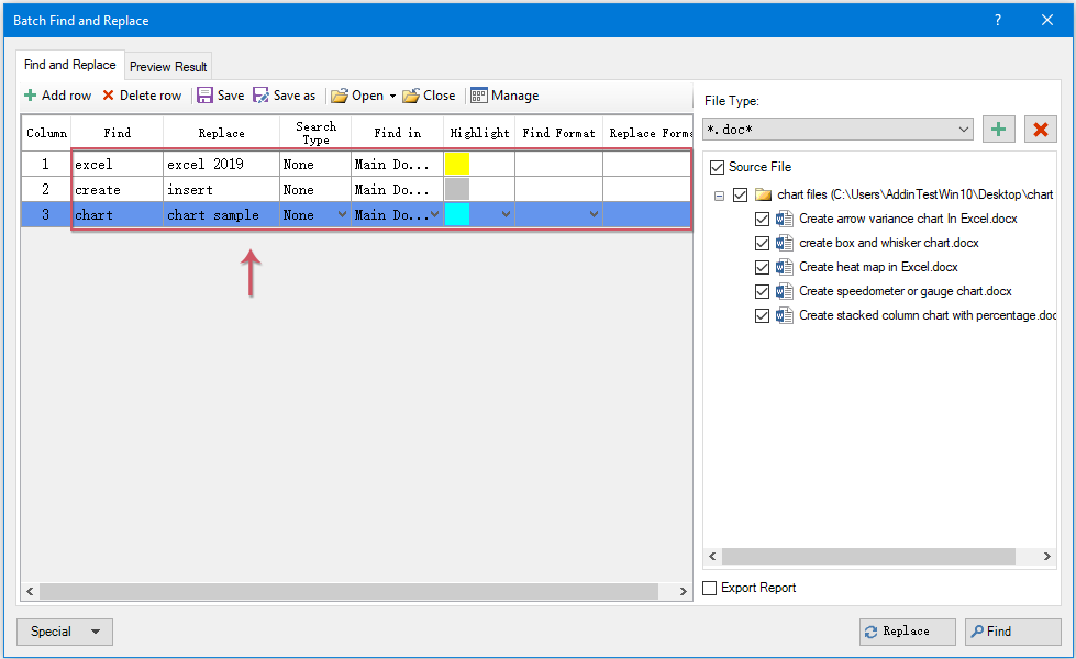 Quickly Batch Find And Replace Multiple Strings In Multiple Word Or Txt 